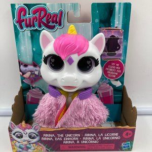FurReal Airina the Unicorn Color-Change Interactive Feeding Toy 4+